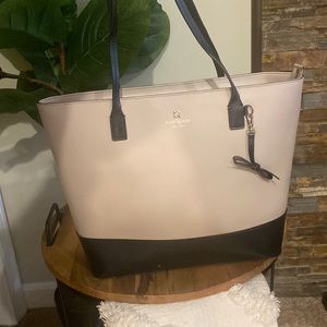 Kate Spade Nude and Black Handbag